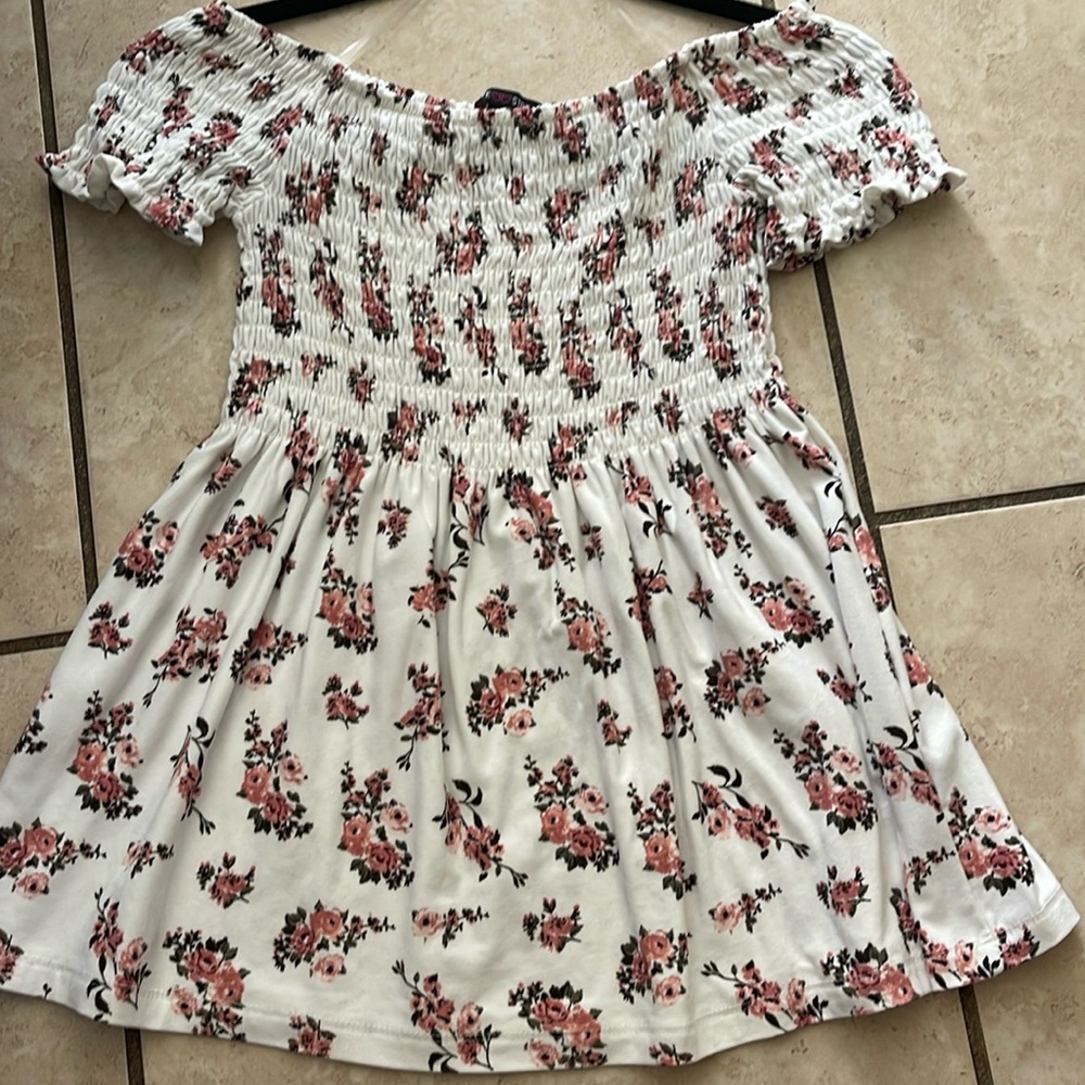 Off the shoulder floral top